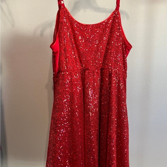 Torrid Sparkling Red Sequin Dress - Picture 2 of 6